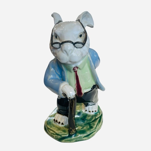 PETER RABBIT, CERAMIC, GLAZED ART POTTERY FIGURINE, HAND CRAFTED - Picture 2 of 11